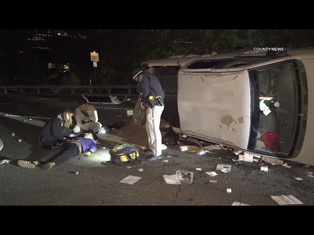Man Ejected In Rollover Crash | Costa Mesa, CA