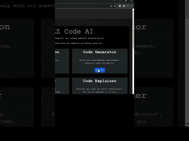 Fastest way to make a simple game...! | power of AI | #codegeneration #easycode