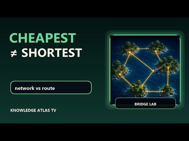 Cheapest Network Is Not the Shortest Route: MST Explained