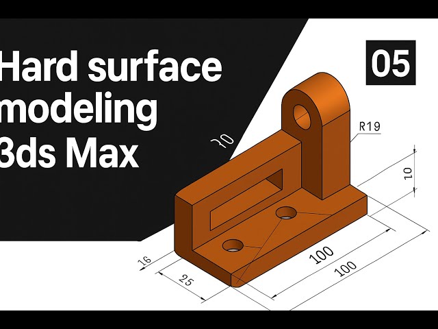 Create a Realistic Hard Surface Model in 3ds Max | 3D Design Tutorial Ep05