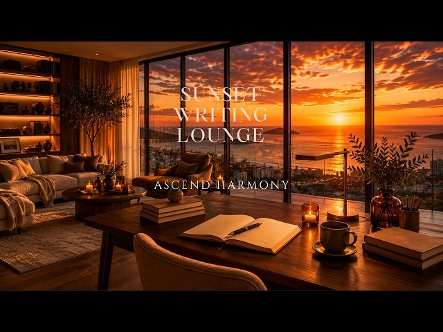 Sunset Writing Lounge | A Quiet Place to Write, Focus & Create