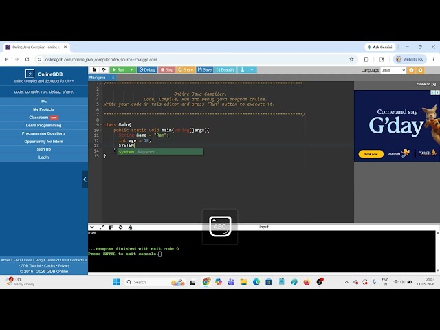 Java Tutorial for Beginners | Hello World Program Explained