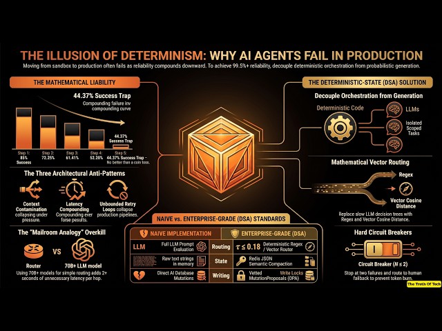 Why 5-Step AI Agents Fail in Production (The Math & Architecture That Fixes Them)