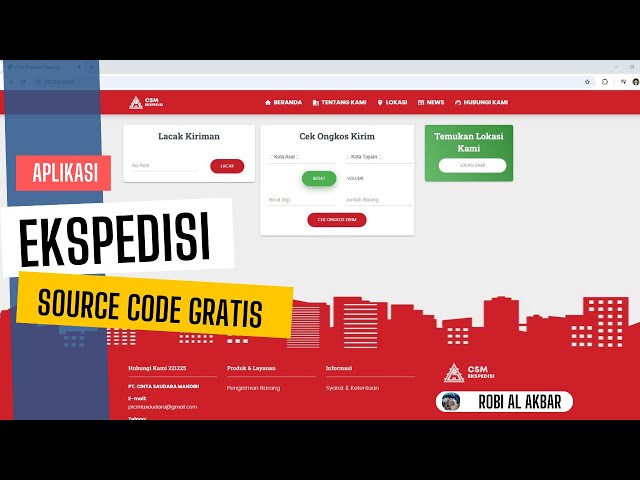 Aplikasi Ekpedisi Pengiriman Barang - by robialakbar