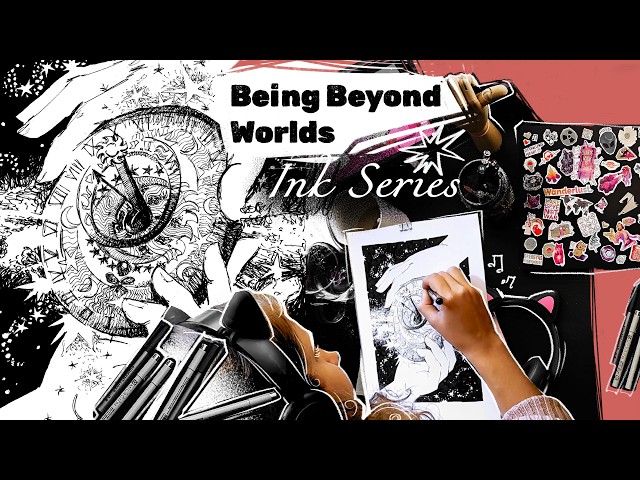 Book Illustration Speedpaint | Being Beyond Worlds | №1 Astrolabium (Inktober)