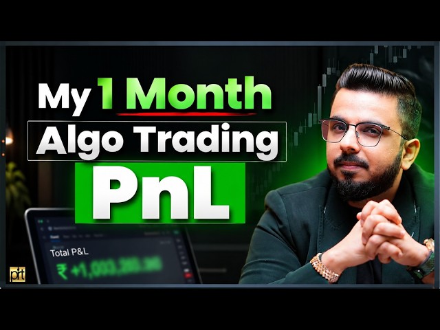 My 1 Month Algo Trading PnL 💰  | Real Profit Revealed!