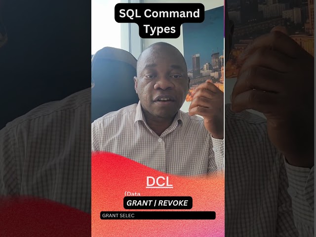 SQL Command Types #sql #sqlcommands