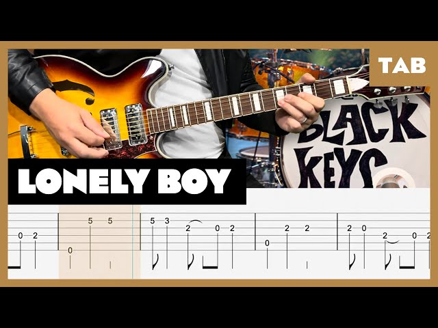 The Black Keys - Lonely Boy - Guitar Tab | Lesson | Cover | Tutorial | Airline