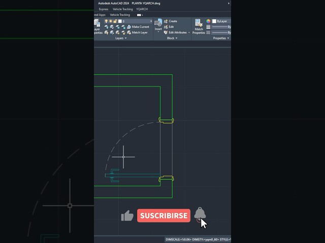 🚀 How to draw DOORS in AutoCAD with the YQARCH plugin 🔥