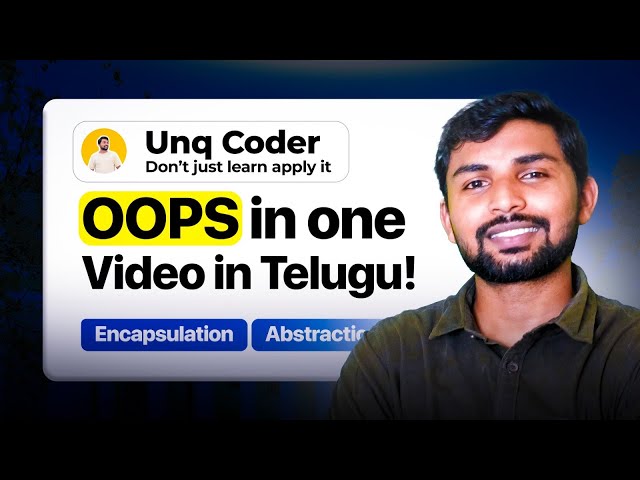 The #1 Object Oriented Programming Mistake Telugu Learners Make