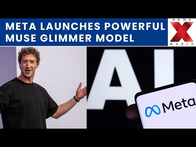 Zuckerberg Pushes Open Source AI as Meta Unveils Muse Glimmer Model | NewsX World