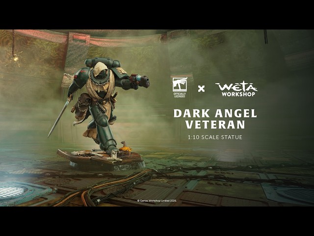 Warhammer 40,000 | Dark Angels Veteran, 1:10 Scale Statue by Wētā Workshop