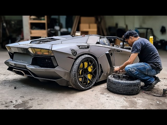 Man Builds Amazing LAMBORGHINI From Scratch in 10 Months | Start to Finish by @haisupercar