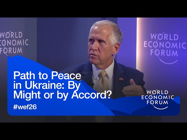 Path to Peace in Ukraine: By Might or by Accord? | World Economic Forum Annual Meeting 2026