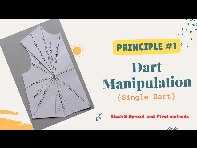 #Basic Dart Manipulations by  (#Slash & Spread  and  Pivot Methods. #Sewing tips