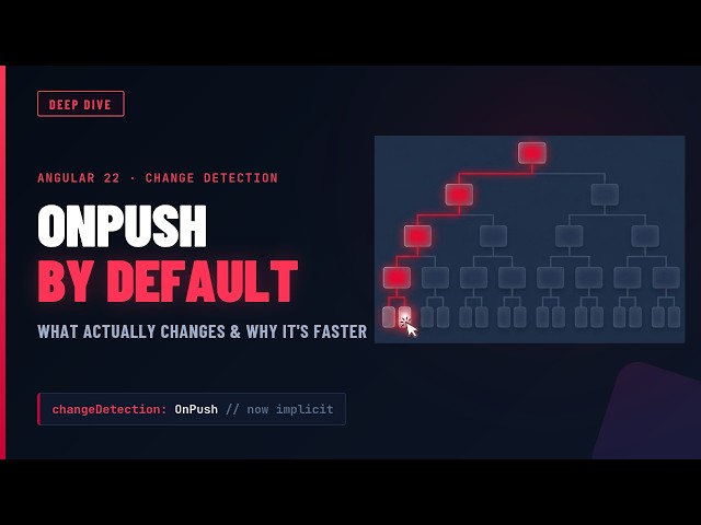 OnPush by Default: Angular 22 Just Changed Every Component You Write