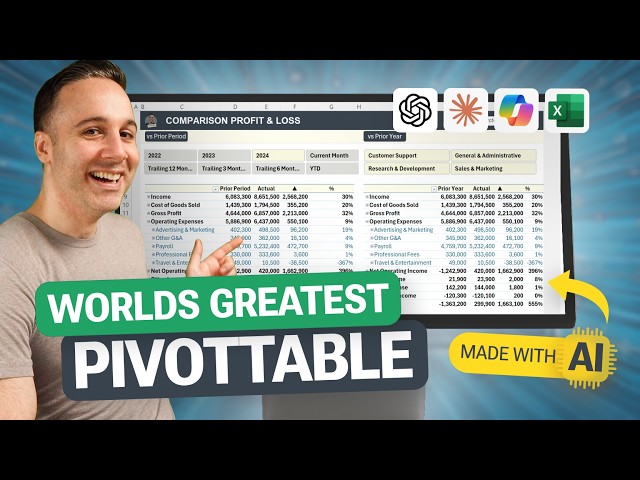 I Built the WORLDS GREATEST PivotTable (free template)
