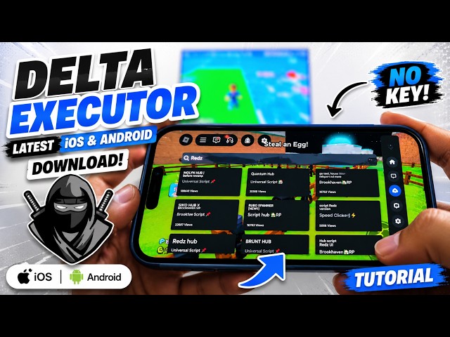Delta Executor UPDATED Download iOS & Android - NO KEY Delta Executor Mobile (TUTORIAL)