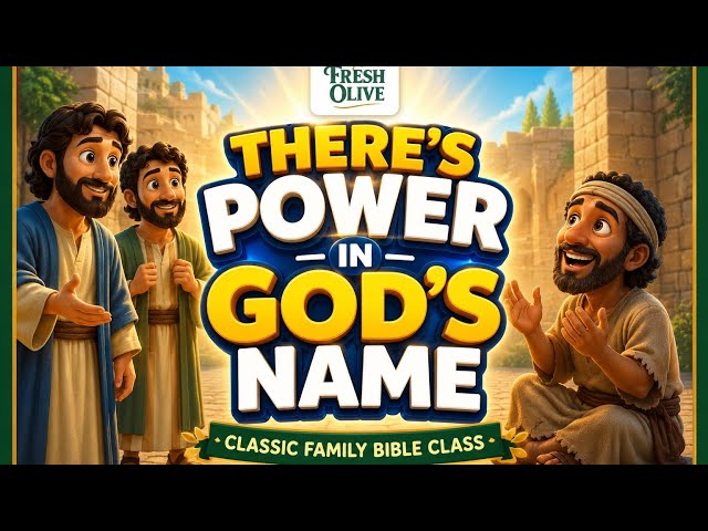 There Is Power in God’s Name | Classic Family Bible Lesson | Peter & John Heal the Lame Man