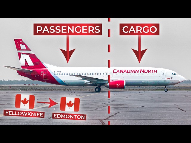 Canada's Finest: Flying the Boeing 737-400 Combi of Canadian North Yellowknife to Edmonton!