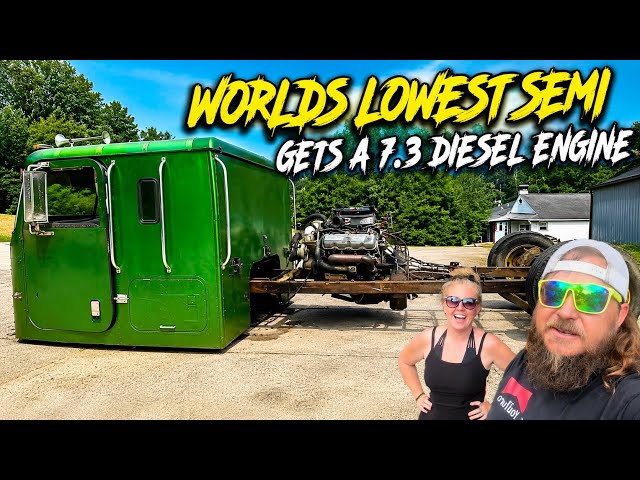 🔥 The World’s Lowest Semi FINALLY Gets a 7.3 Diesel!