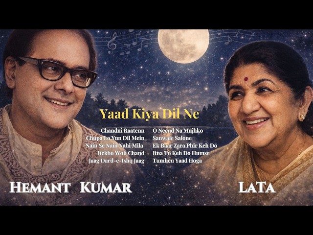 Hemant Kumar & Lata Mangeshkar Duets | Evergreen Romantic Hits | Golden Era Classics