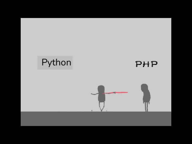 PHP VS PYTHON (meme de programacion)