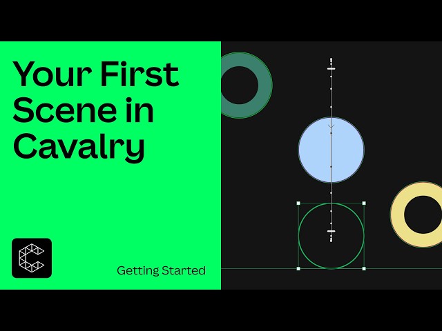 Getting Started | Your First Scene in Cavalry