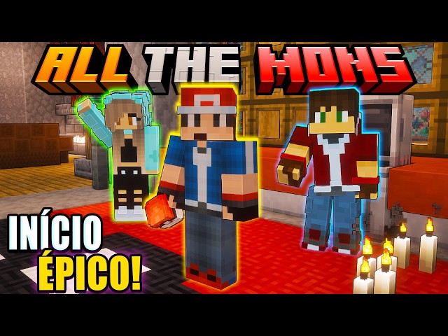 ALL THE MONS! ATM + COBBLEMON EPIC START! #01