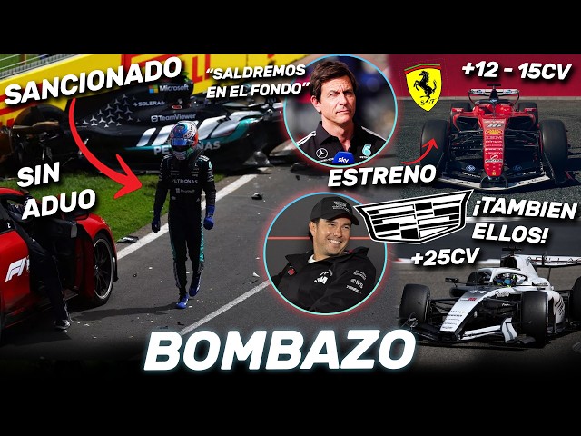 ¡¡BOMBAZO!! PENALIZACION a ANTONELLI, FERRARI NUEVO MOTOR y... ¡¡CADILLAC TAMBIEN!!