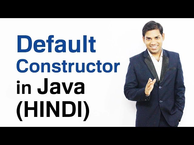 Default Constructor in Java (HINDI/URDU)