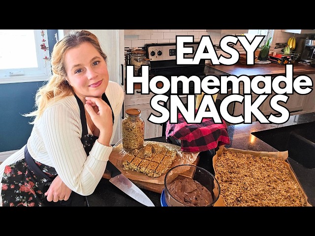 HOMEMADE SNACKS My Family of 6 Eats Every Week | Easy, Big-Batch Ideas!