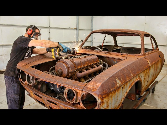 Man Builds a FERRARI From an Abandoned CLASSIC | Start to Finish by @HomeBuiltByJeff