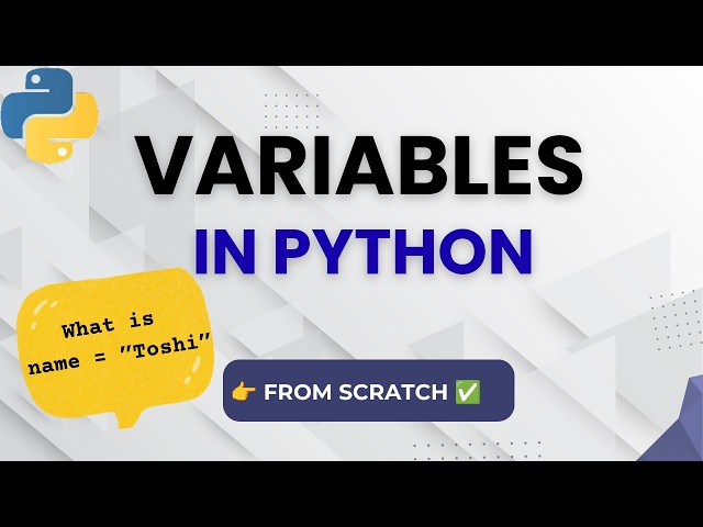 Variables in Python Explained | Memory, id() & Dynamic Typing | Complete Beginner Guide #python