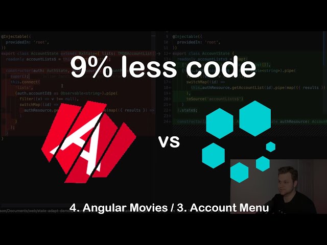 Angular Movies 3: Dark theme toggle and account lists | RxAngular vs StateAdapt