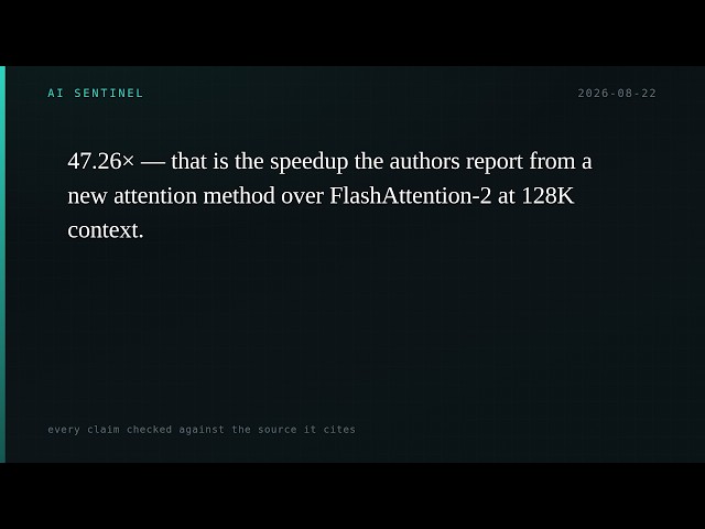 FlashPrefill V2 hits 47.26× speedup over FlashAttention-2