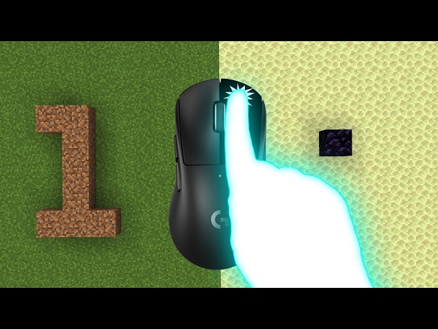 Beating Minecraft with Half A Click