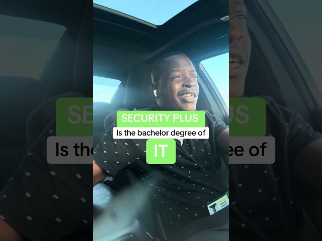 Best IT certification for beginners! #IT #securityplus #careerpath #fyp