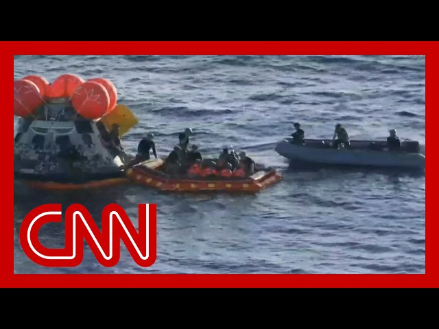 Artemis II reentry, splashdown & recovery