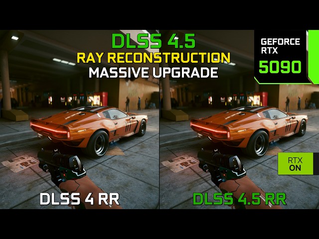 NEW DLSS 4.5 Ray Reconstruction vs DLSS 4 - Graphics/Performance Comparison