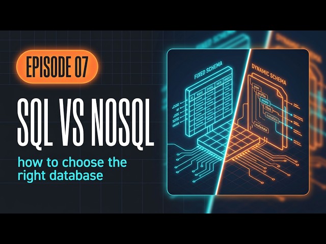 SQL vs NoSQL Explained -With Real Databases (MySQL, MongoDB, Redis etc)| System Design | Episode 07