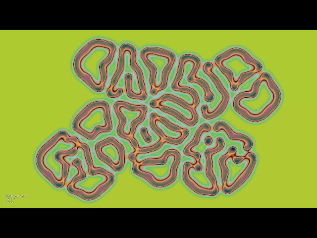 Generative Art - Reaction Diffusion Simulation 2026-08