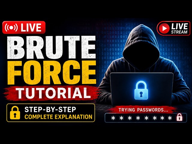 Brute Force Attack Explained in simple Hindi | Cyber Security #cybersecurity