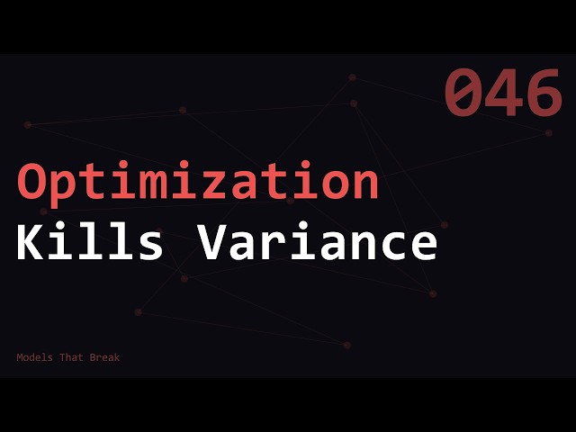 Optimization Collapses the Distribution — and Kills Optionality | Models That Break | MTB046