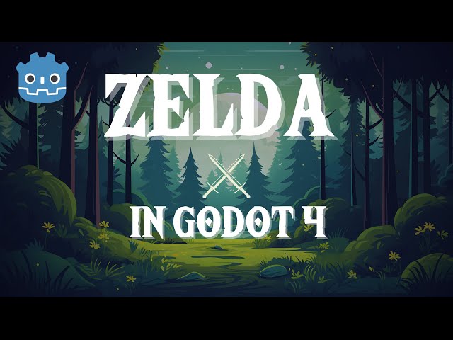 Godot 4  - Zelda Like 2D Top Down Game- Complete Game Tutorial