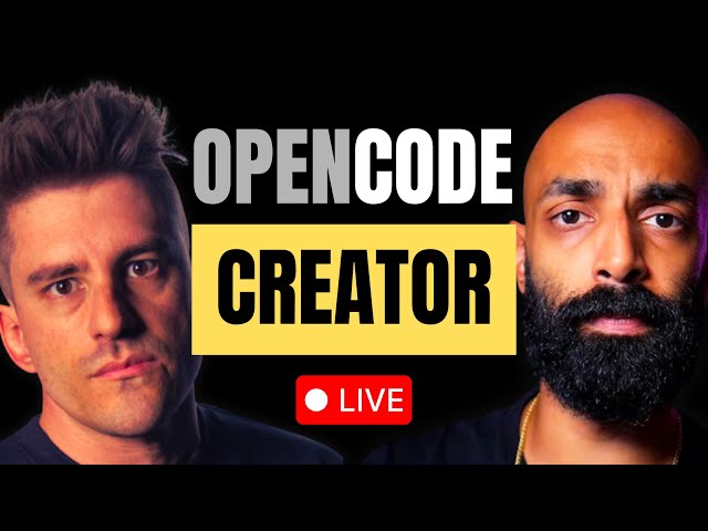Live with Dax Raad (creator of OpenCode)