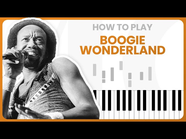 Boogie Wonderland - Earth, Wind & Fire - PIANO TUTORIAL (Part 1)