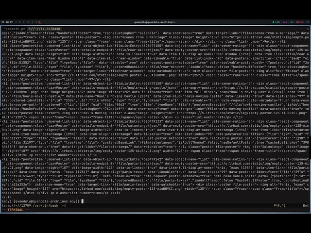 coding a movie picker in python