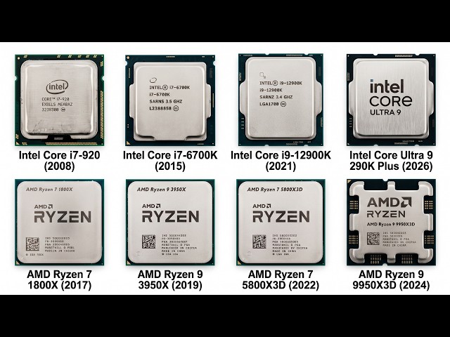 Every Intel & Amd CPU  Explained