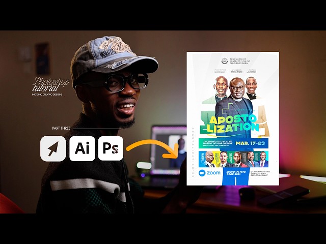 Photoshop Tutorial: Church flyer in photoshop_part 3
